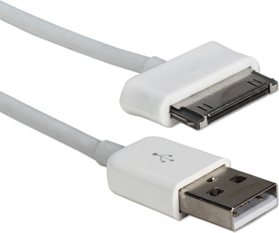

MS KING Compatible For samsung galaxy tab 2 3 Tablet 10.1. 7.0 P1000 P7300 P7310 P7500 P7510 USB Data Cable/Charging Cable USB Cable(White)