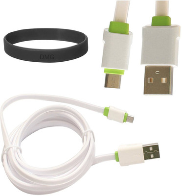 

DMG Fast Data Transfer 2m USB Cable(White, Green), Green;white