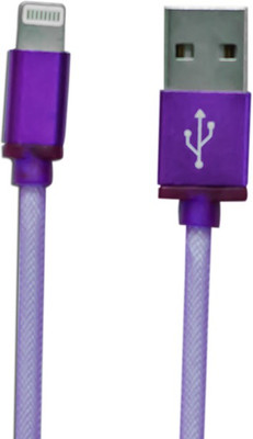 

Zakk Unbrakeable Apple iPhone 6 Charging Data Lightning Cable(iPhone, Mac, Windows, Purple, Sync and Charge Cable)