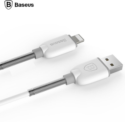 

Baseus Spring Micro USB Cable(All Smartphones, Tablets and MP3 player, White, Sync and Charge Cable)