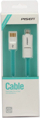 

Pisen AL04-800 Micro USB Cable(All Smartphones, Tablets and MP3 player, Blue, Green, Sync and Charge Cable)