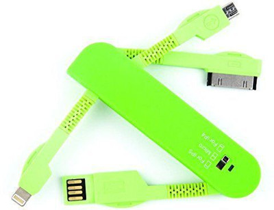 

ROQ Swiss Knife Multi-function 3 in 1 Charger USB Cable(Multicolor)