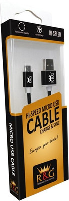 

R&G Design For Future Micro USB Cable USB Cable(Black)