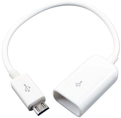 Tiptop OTG Cable Samsung All Smart Phones/Micro USB USB Cable(White) Flipkart