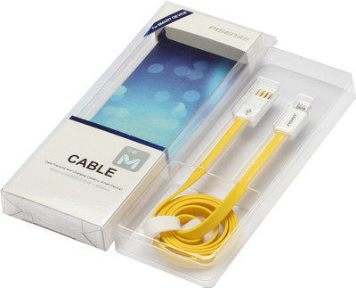 

Pisen Micro Usb Cable For All Android Mobile & Tablet, Mu01-800 Micro USB Cable(All Smartphones, Tablets and MP3 player, Yellow, Sync and Charge Cable)