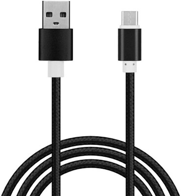 

Digishopi Nylon Braided Micro USB Data Cable For Sony Xperia E4 Dual Sim USB Cable(Black)