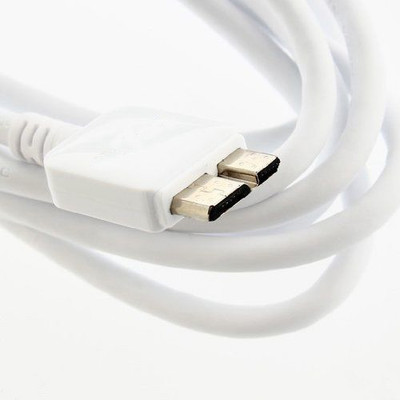 

Ample Wings Usb For CHARGING WITH DATA SYNC CABLE FOR SAMSUNG GALAXY NOTE 3 N9000 USB Cable(White)