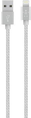 Belkin F8J144BT04-GRY Micro USB Cable(iPod, iPhone and iPad, Grey, Sync and Charge Cable)