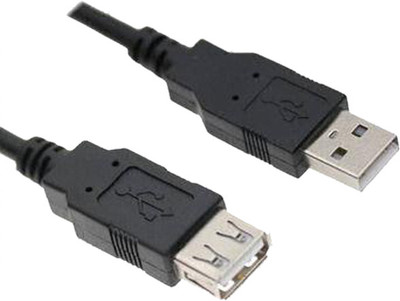 

Speed USB AM or AF - EXT 2.0 USB Cable(Black)