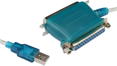 

Q3 USB To Parallel Printer Cable 2000xp USB Cable(Silver With Dark Sky Blue)