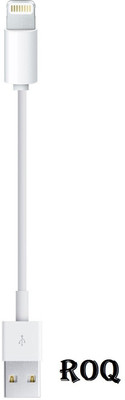 

ROQ High Speed Charging Power Bank Wire for 5,5s,6,6s & 6 Plus USB Cable(White)