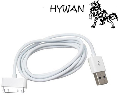 

Lycan USB Data Sync for Apple iPhone 4/4s, 3G iPhone, iPod Nano USB Cable USB Cable(White)