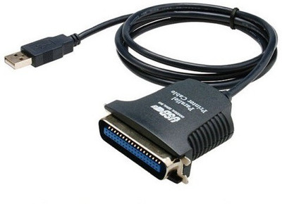 Techvik Printer PC Adapter Male to Female 36 Pin Parallel Port to 0.5 m Micro USB Cable