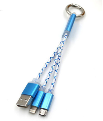 

Freya ANDROID, IPHONE SYNC AND CHARGE USB Cable(Blue)