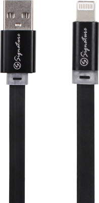 

Signature VML-3 High Speed Data Transfer 8 Pin Lightning Cable(Apple Iphone 5S, Apple Iphone 6, Apple Iphone 6S, Black, Sync and Charge Cable)