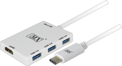 

MX 3586 USB Cable(White, Black), Black;white
