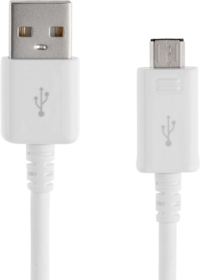 Eshaan Data/Sync Cable for Samsung J3 1.5 m Micro USB Cable Compatible with Samsung J3, White, One Cable Eshaan Mobile Cables