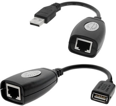 

Storite Over Cat5/5e/6 Extension Rj45 -Up To 150ft Length Micro USB Cable(All Smartphones, Tablets and MP3 player, Black, Sync and Charge Cable)