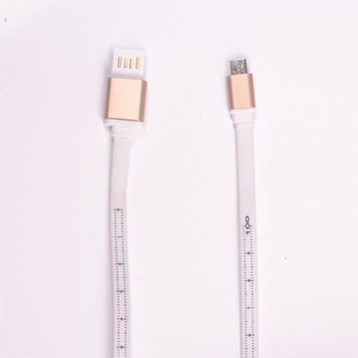 

S2S Micro USB 2.0 Data Cable Flat Scale USB Charger Charging Cable for Android Mobile Cell Phone & Tablets USB Cable(White)