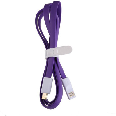 

Dhhan Data flat Purple cable for All Smartphone USB Cable(Purple)