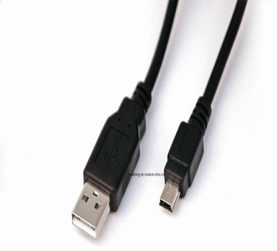 

jinali USB Male To Mini B 2.0 OTG Cable USB Cable(Black)