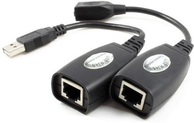 

jinali USB 2.0 _Extender On Cat5E USB Cable(Black)