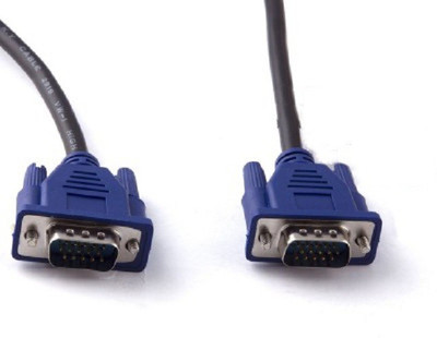KARP VGA Male To Male-15 Pin High Quality Lead For PC, Monitor,Tv, Lcd,Plasma,Projector -1M VGA Cable(Black) available at flipkart for Rs.215