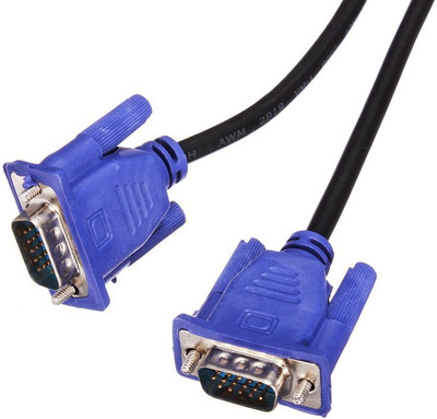 

QLS 38556 VGA Cable(Compatible with hdtv, vga port computer, laptop, projector, Blue)