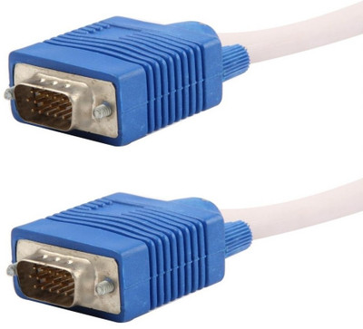 

Indiashopers VGA VGA Cable(Compatible with Mobile, Laptop, Tablet, Mp3, Gaming Device, White)
