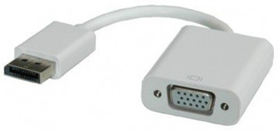 

Smacc HIGH QUALITY DISPLAY PORT (DP) TO VGA Cable(Compatible with Mobile, Laptop, Tablet, Mp3, Gaming Device, White)