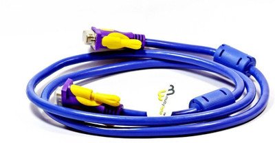 

Multybyte MB03-1.5YARD VGA Cable(Compatible with LCD, LED, TFT Monitors, Blue)