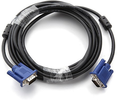 

Max 5m Full Copper 15pin VGA Cable(Compatible with PC, Monitor, Projector, Black)