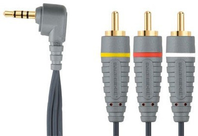

Bandridge BVL4202 Video Cable(Compatible with CAM, PMP, TV, LCD, PLASMA, Black)