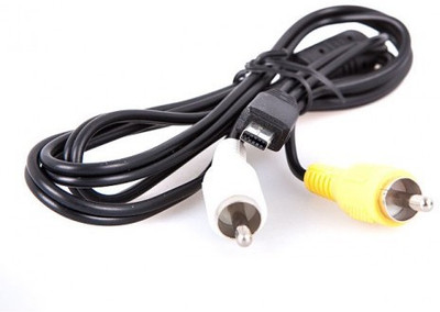 

Power Smart High Speed Transmission Cord CAS USB-AV Video Cable(Compatible with camera, Black)