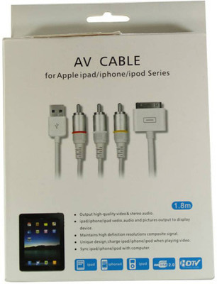 

Axcess Composite A/V cable Video Cable(White)