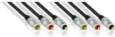 

Bandridge PGV5302 Video Cable(Compatible with DVD, VCR, CAM, TV, Black)