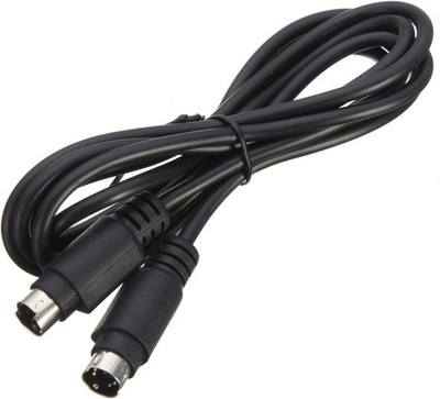 

TechGear S-VIDEO MALE Video Cable(Compatible with DVD Players, Dig Set Top Boxes etc,, Black)