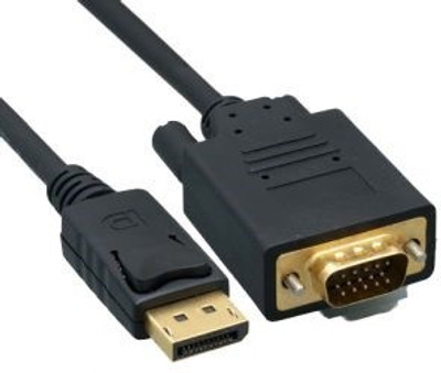 

TechGear Displayport Dp To VGA Male Video Cable(HDTV, Black)