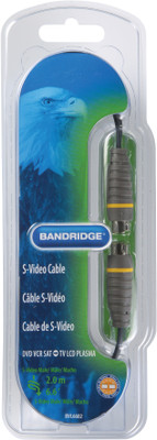 

Bandridge BVL6602 Video Cable(Compatible with Dvd, Tv, Sat, Tv, Lcd, Plasma, Black)