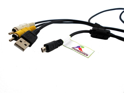

Redeemer CAMERA TO AV & USB OUT Video Cable(Compatible with Camera, Tv, Computer, Black)