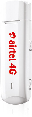 Airtel E3372h-607 21.6 Mbps Data Card ,Calls not Supported(White)