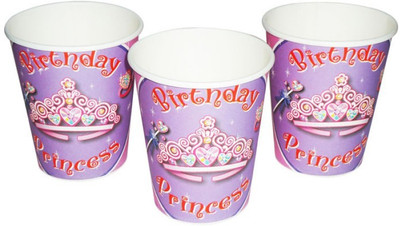 

Party Anthem Multicolor "Birthday Princess" Paper Cups- Pack of 20 - 10