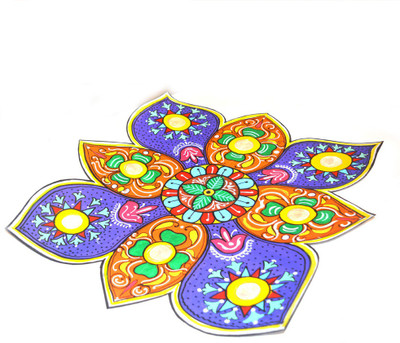 

Art Godaam Multicolour Rangoli - 1
