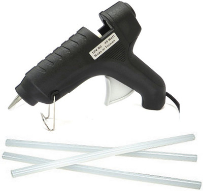 

iwill Black, Transparent Hot Melt Glue Sticks 10 Inch With Don Gun For Decoration And Craft Work - 3 g