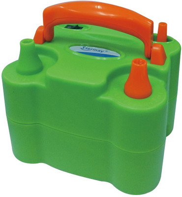 

Stermay HT-518 Mini Size Double Nozzle Electric Balloon Pump(Red, Green)