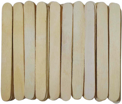 

AsianHobbyCrafts Wooden Ice Cream Sticks - 200 g