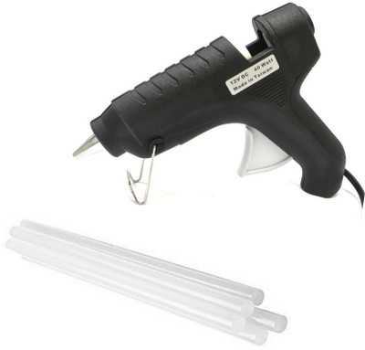 

iwill Black, Transparent Hot Melt Glue Sticks With Don Gun For Decoration And Craft Work - 5 g