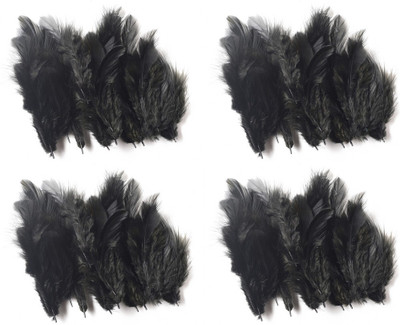 

Rooh Wellness Pack of 160 Decorative Feathers(2.5cm Synthetic Material)