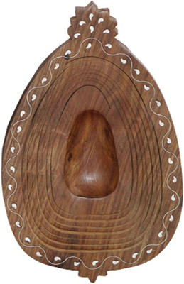 

Apkamart Handcrafted Wooden Tray Wooden Decorative Platter(Brown)