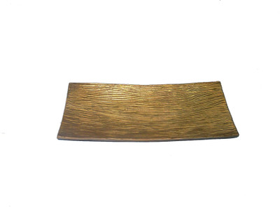 

Art N Crafts Aluminium Decorative Platter(Gold)